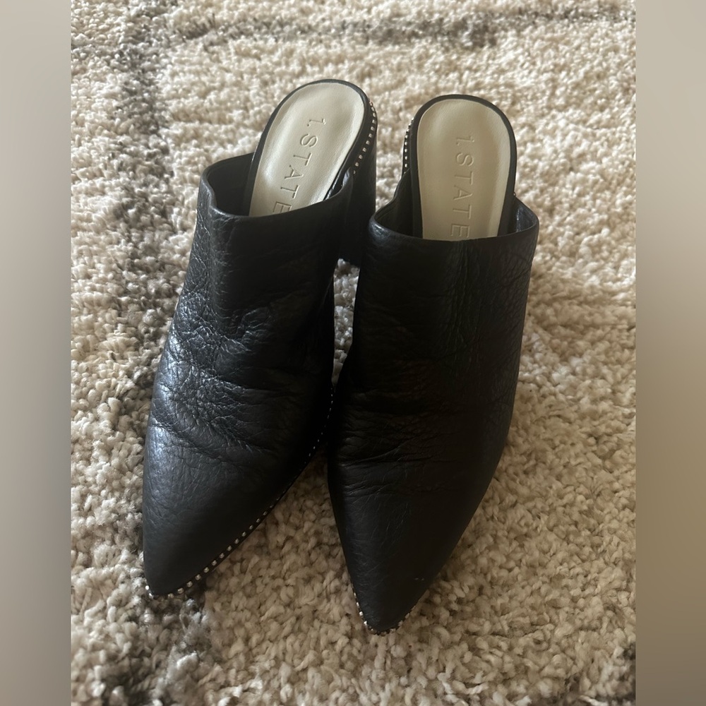 1. State Leather Mules